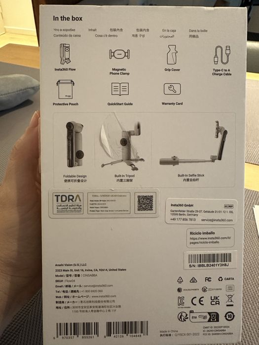 Gimbal Insta360 flow