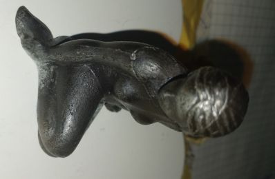 статуэтка фигурка металл 5.5см девушка сувенир ручная работа британия