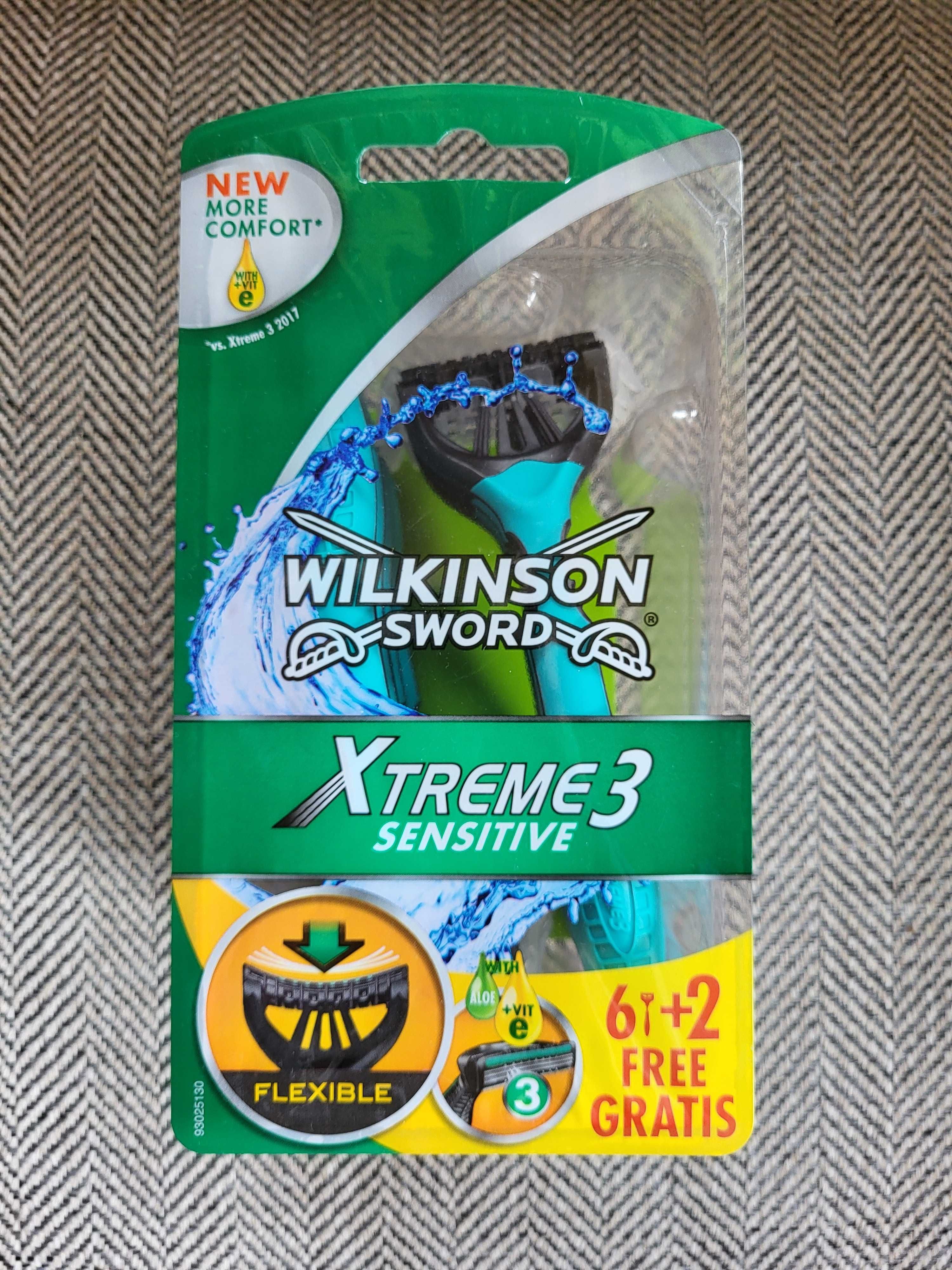 Maszynki do Golenia WILKINSON Xtreme 3 Sensitive - 8 szt. - 15,-