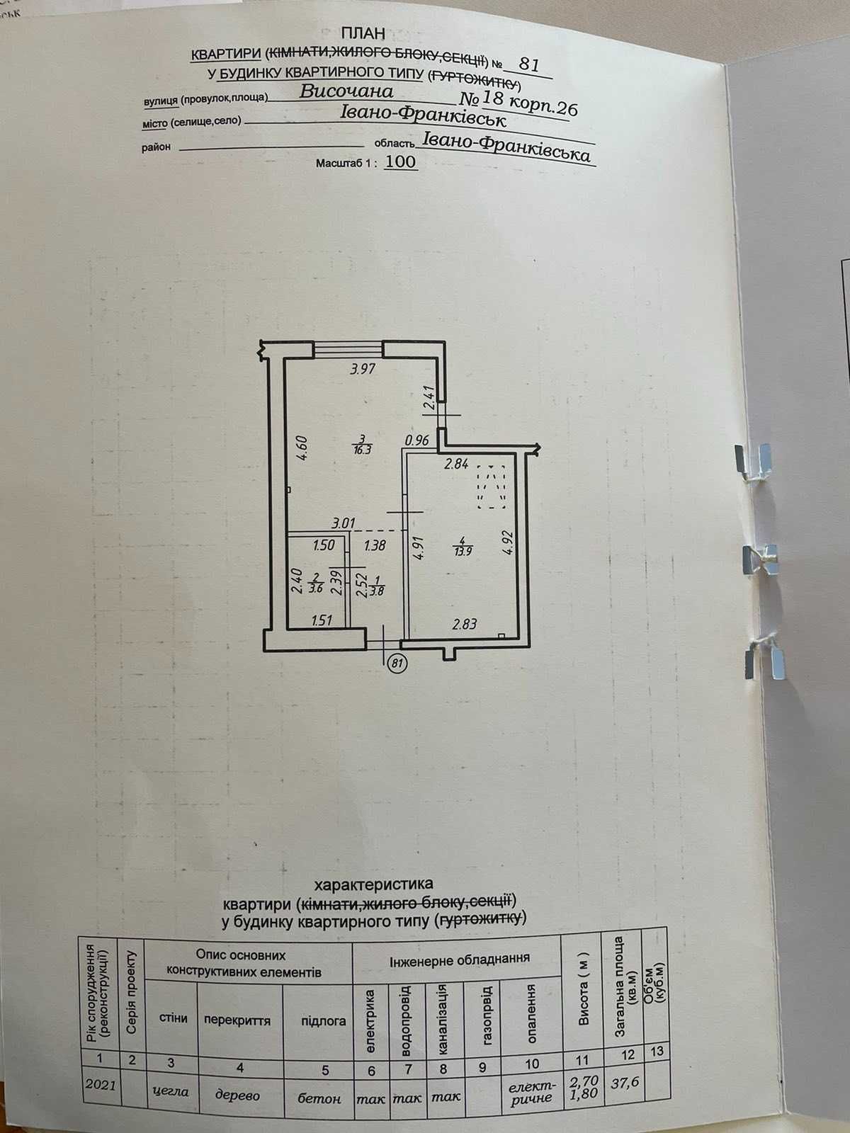 Терміново! ЗДАНА однокімнатна в самому центрі