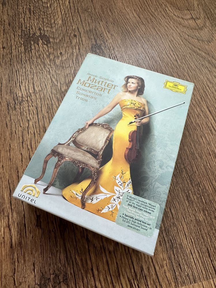 Фирменный DVD 5шт Anne Sophie Mutter Mozart