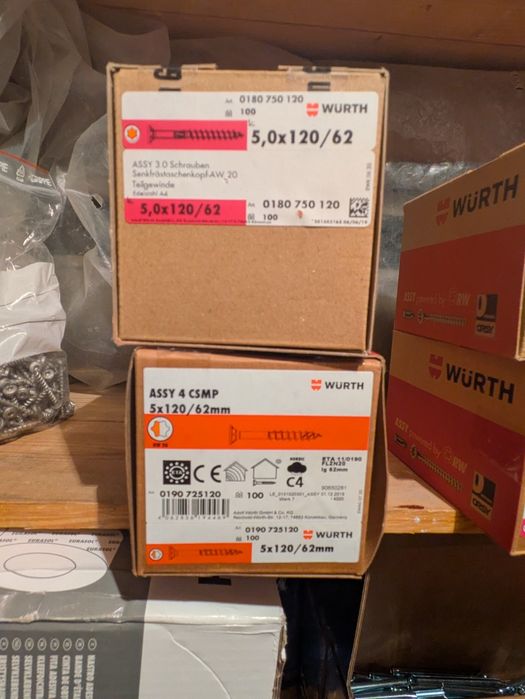Wkręty Wurth 5x120
