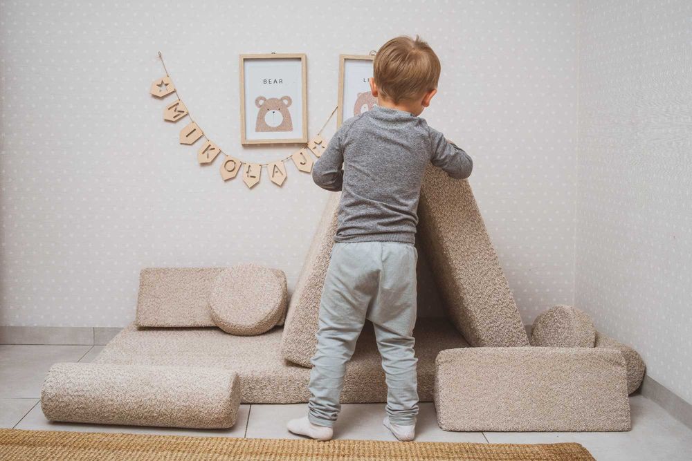 Promocja! Modułowa kanapa do kreatywnej zabawy dla dzieci Sofa Montess