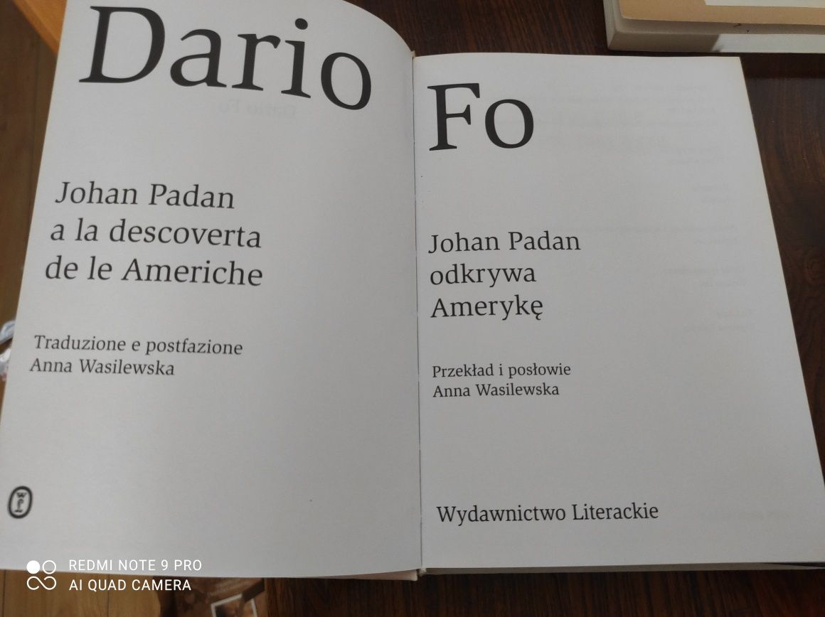 Dario Fo Johan Padan odkrywa Ameryke