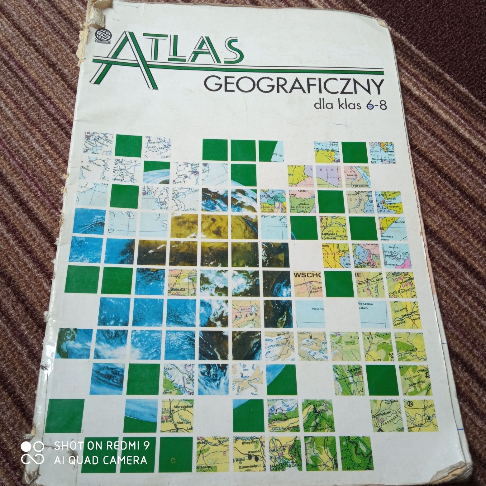 Atlas geograficzny bdla klas 6-8