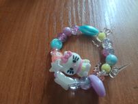 Branzoletka z hello kitty