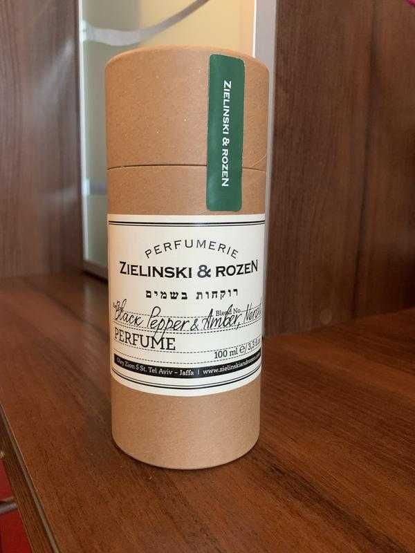 Zielinski & Rozen Black Pepper & Amber Neroli, зелінскі блек пепер