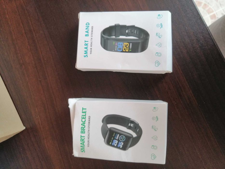 Smart watch bracelete um rosa outro preto