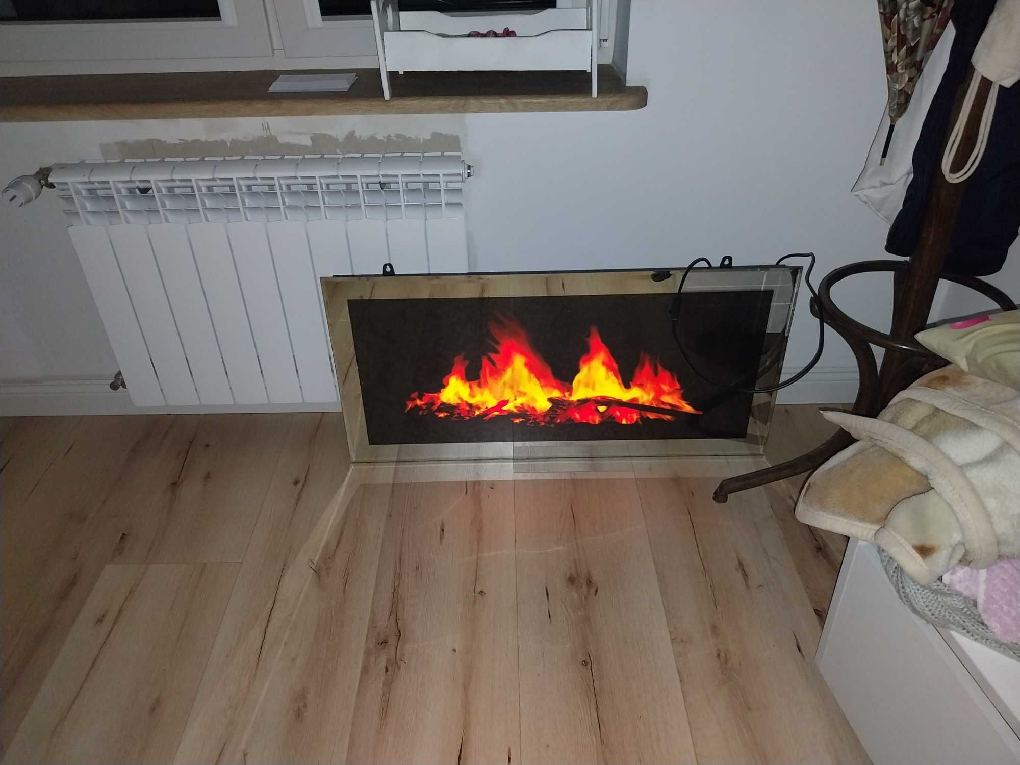 Imitacja , kominek elektryczny