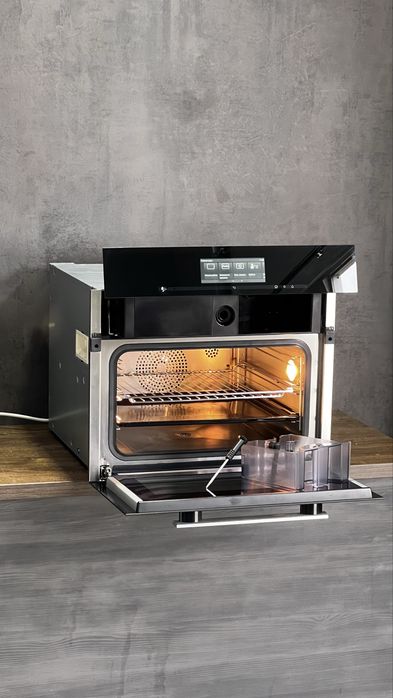 LUX! 2в1 Miele духовой шкаф + пароварка DGC 6805 OBSW