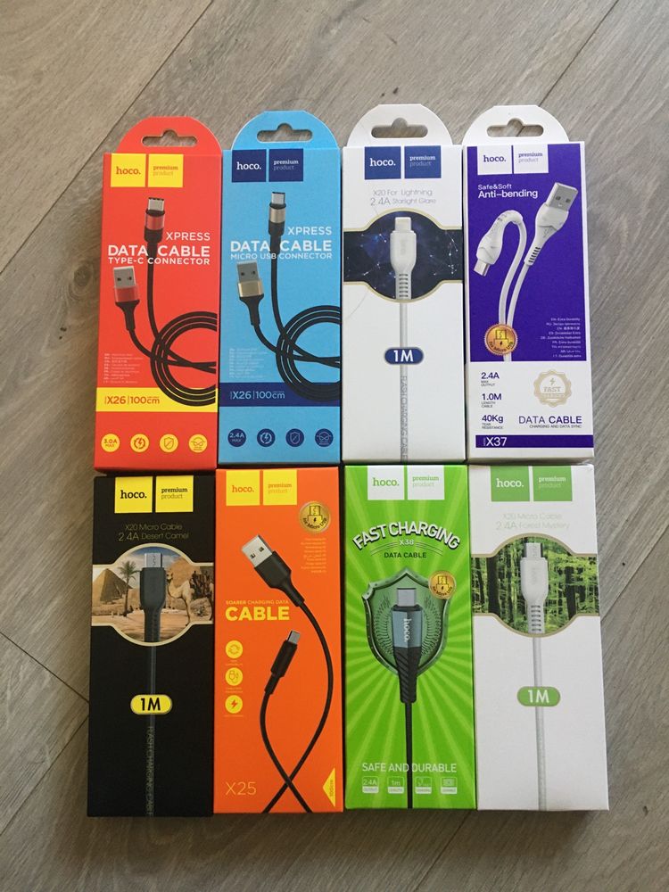 Оригінальний USB кабель X20 Micro Cable 2.4A , 1 метр.