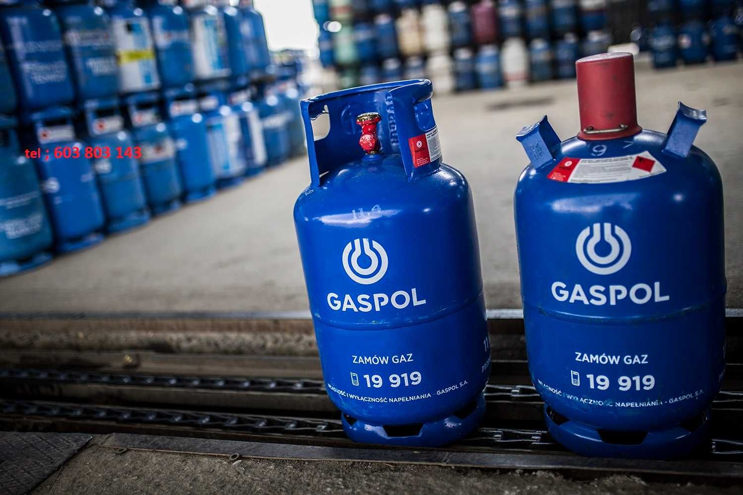 Dostawa Gazu Butle gazowe 11kg, GASPOL ŁÓDZ ANDRESPOL OKOLICE