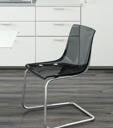 Conjunto 4 cadeiras acrilico Ikea