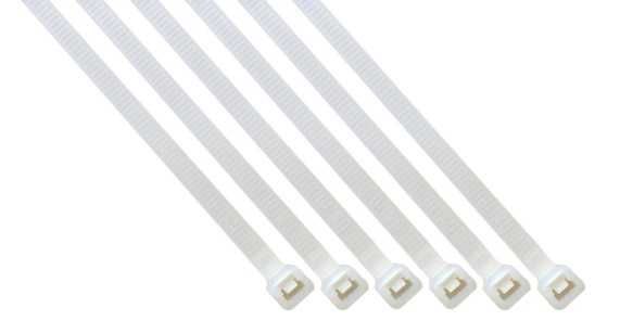 Opaska zaciskowa trytytka 4,2x250mm BIAŁA 100szt.