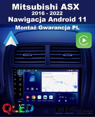 Radio Mitsubishi ASX 2016_2022 Qled 4G Nawigacja Android CarPlay/AA