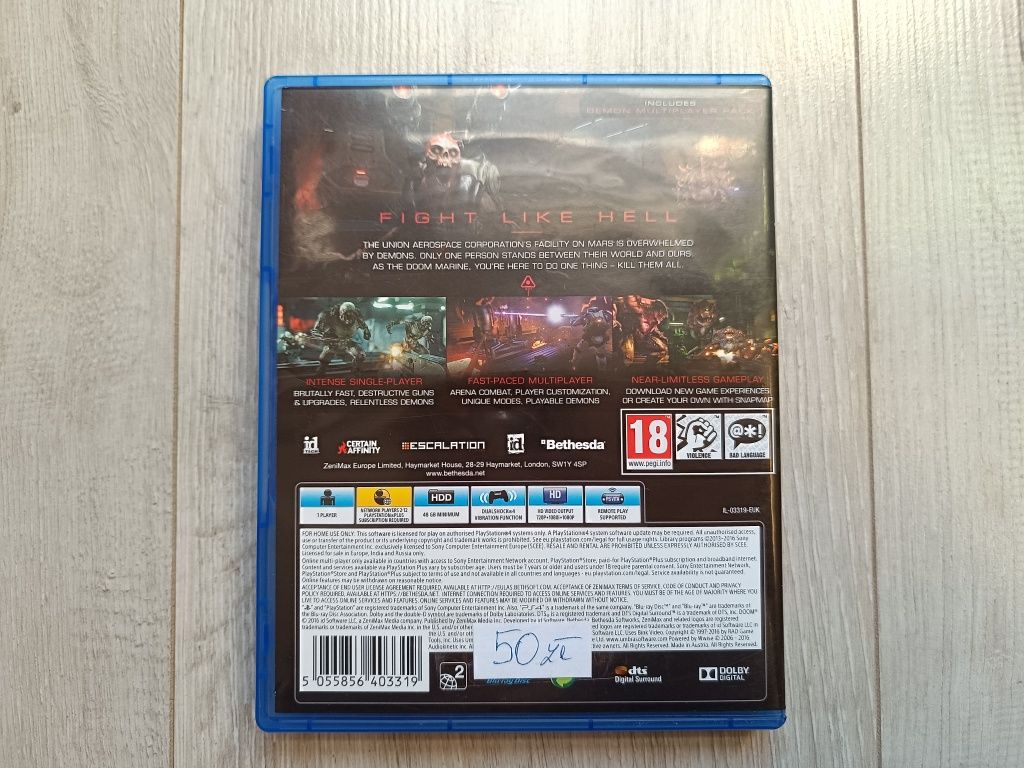 Gra PS4 - Doom doom