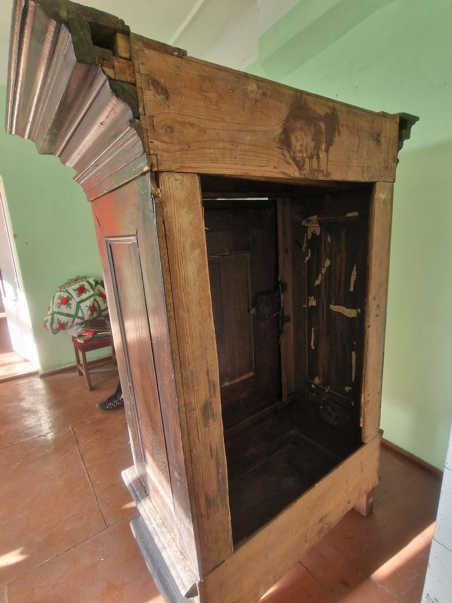 szafa Gdańska styl neobarok, druga połowa XIX w.