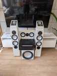 Denon AVC-X3800H + 5.4.1 Atmos głośniki Monitor Audio silver+Dali