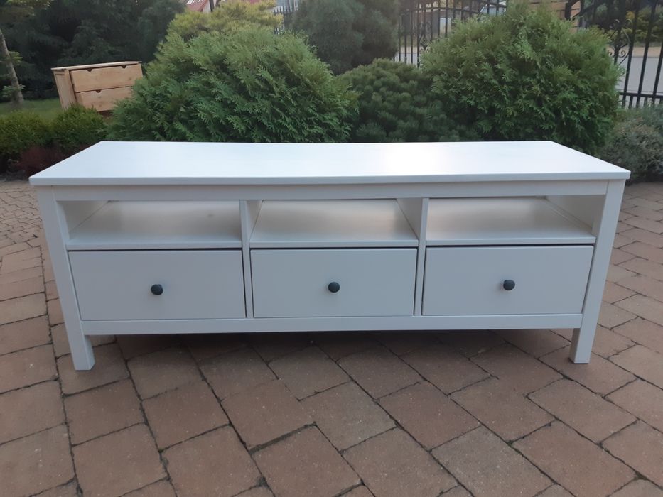 Szafka pod telewizor Hemnes Ikea drewno