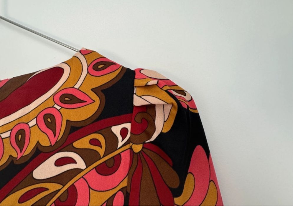 Nowa sukienka Mango lata 70-te retro 32 xxs hippi