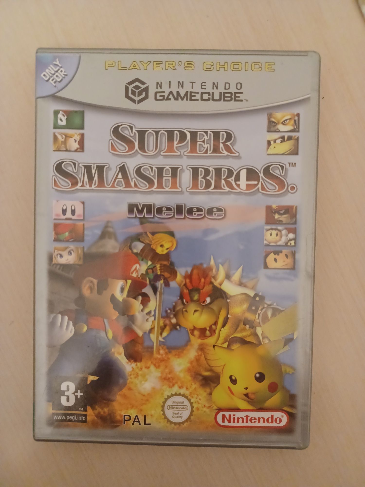 Super Smash Bros Melee gra mario na konsole gamecube wii