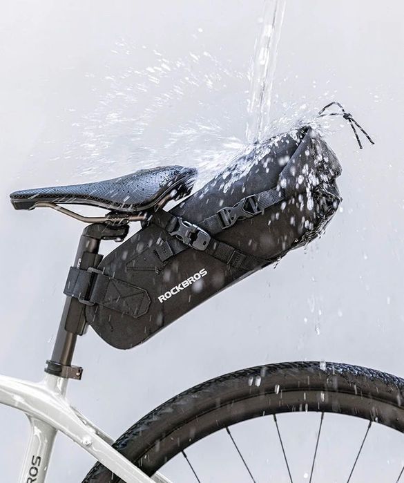 Torba rowerowa Rockbros pod siodełko 3L - czarna