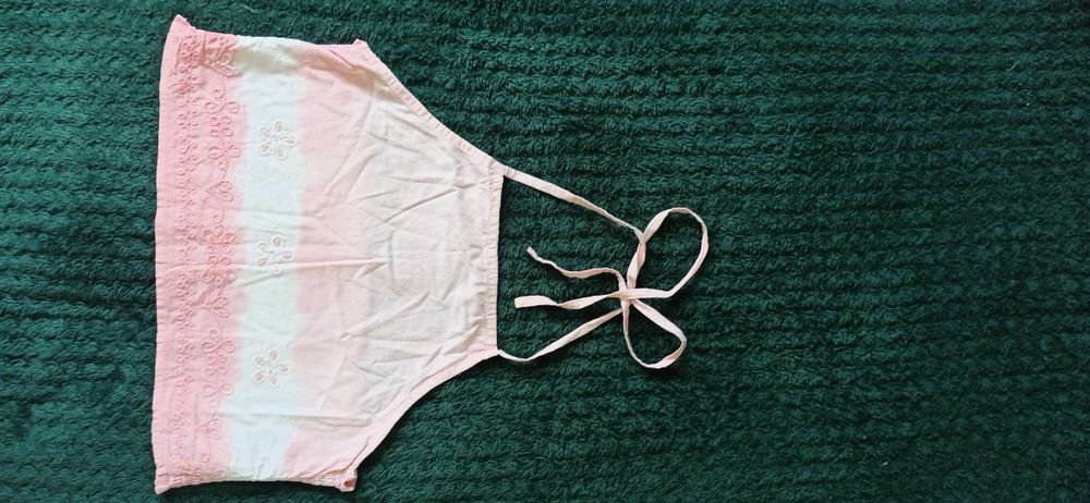 Top vintage różowy