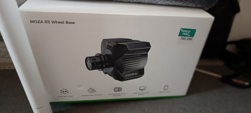 Moza R3 Bundle - Volante Direct Drive - Fatura e garantia