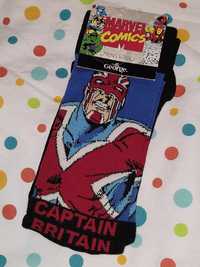 Captain Britain/Marvel - Skarpety rozmiar 39-42/5 "George"