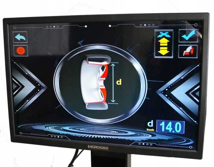 Wyważarka do kół automat z laserem 10″ – 24″ 230V MellPro