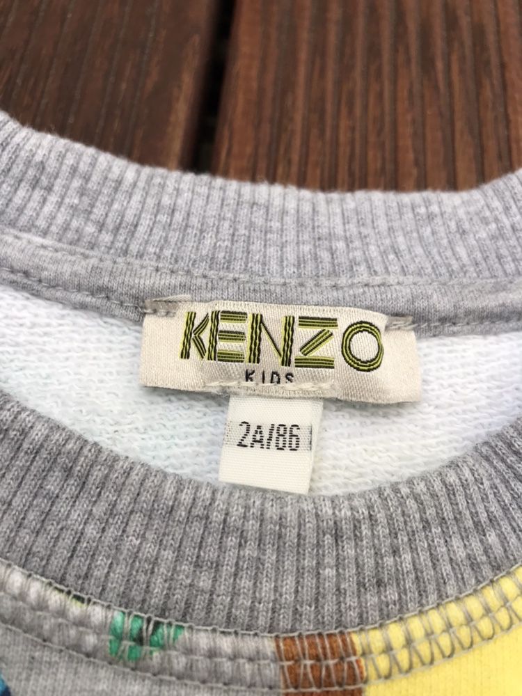 Kenzo Kids r. 86 bluza chłopięca oryginalna Vitkac metki plomba