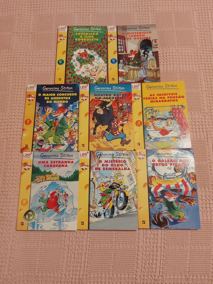 Colecção livros Geronimo Stilton.