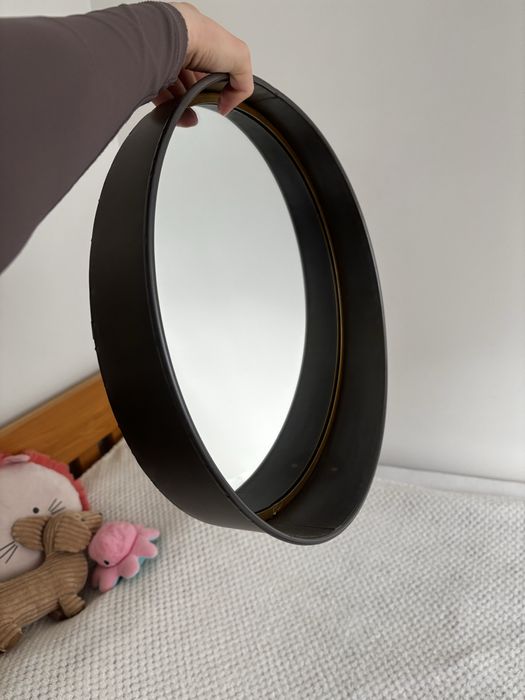 Lustro do zawieszenia lub wolnostojące średnica 39 cm