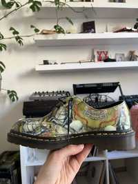 Dr Martens 1461 George & Dragon Print 3 Eye Shoes Size 39