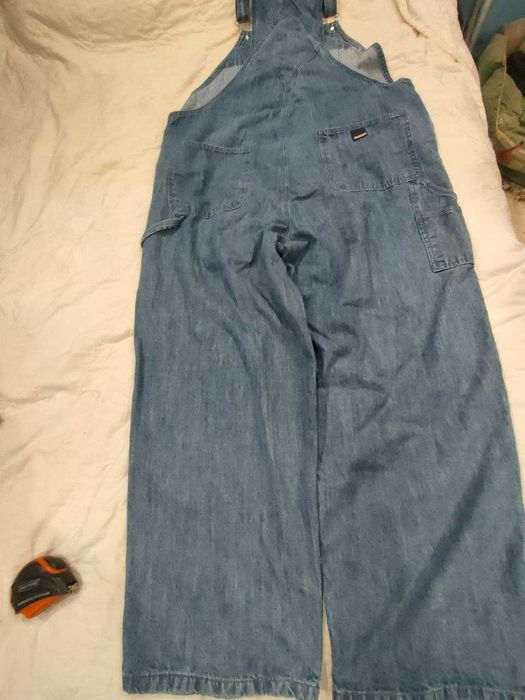 джинсовий комбінезон сraftsman синій. великий розмір 58+!
