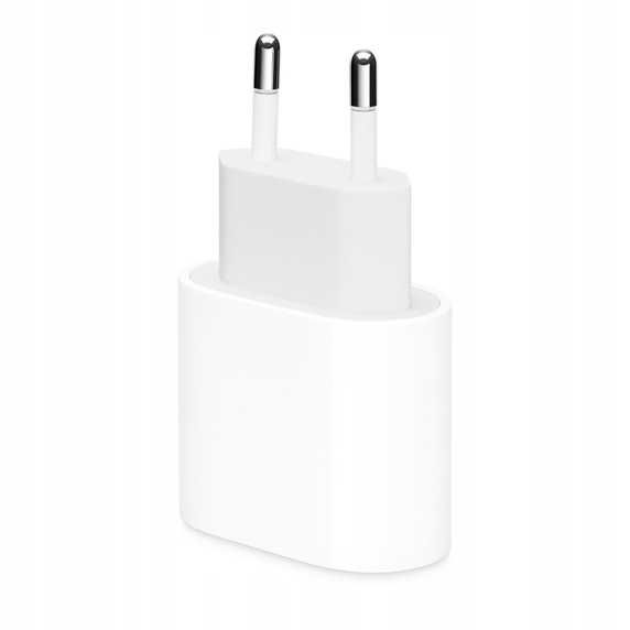 Szybka Ładowarka do iPhone 20W + Kabel 1 M USB C Lighting Kostka