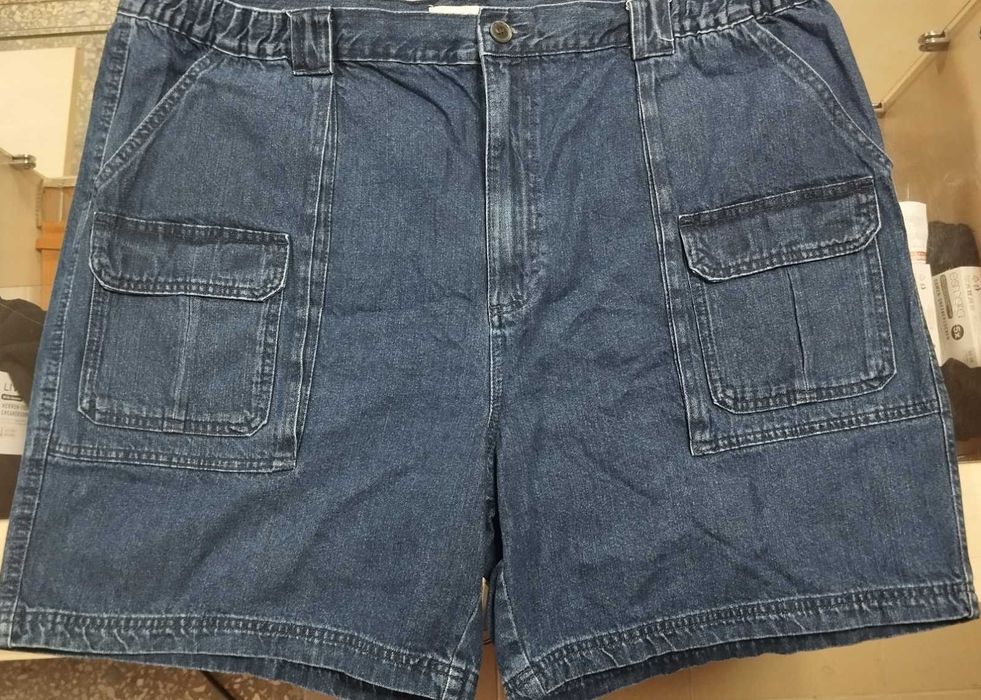 шорти чоловічі джинсові карго великого розміру 3XL