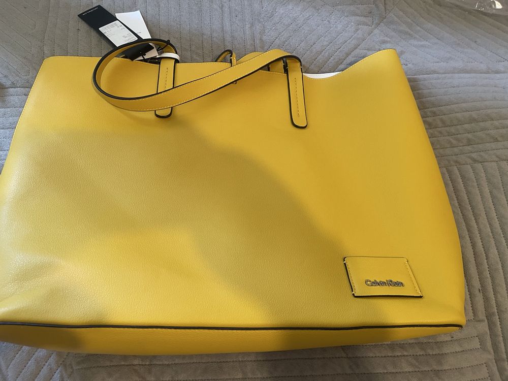 Calvin Klein shopperka torebka dwustronna