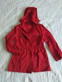 Parka casaco vermelho