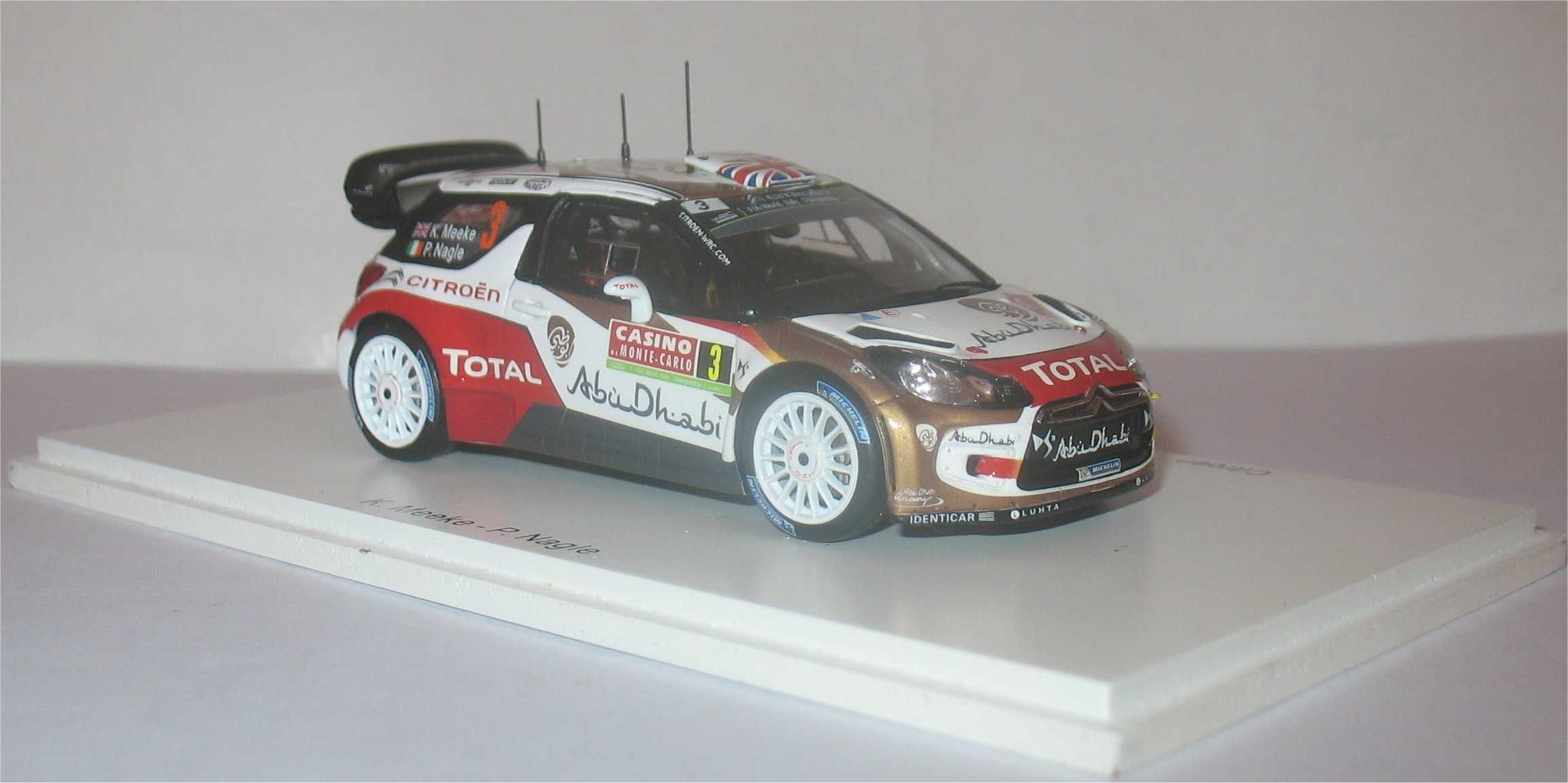 Spark - Citroën DS3 WRC - 3° Rally de Monte Carlo 2014 - Kris Meeke