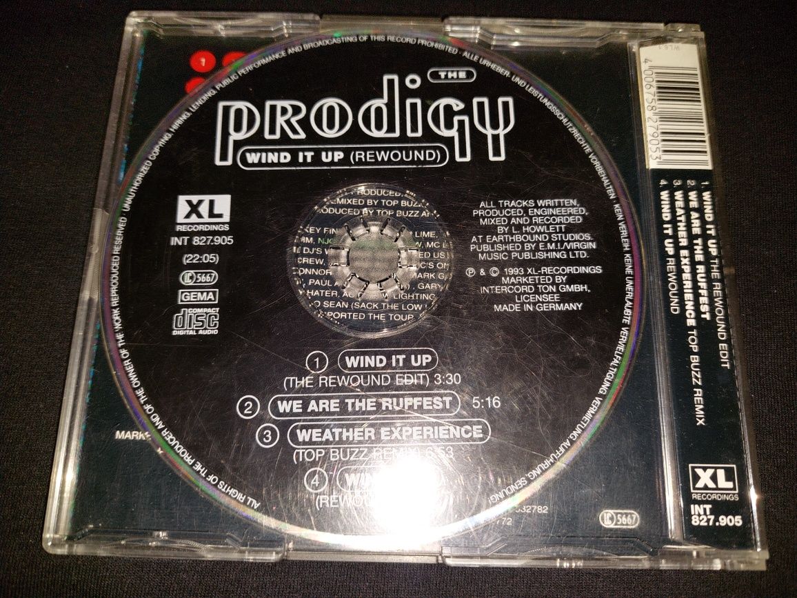 Prodigy Wind It Up ( Rewound ) CD 1993 Germany