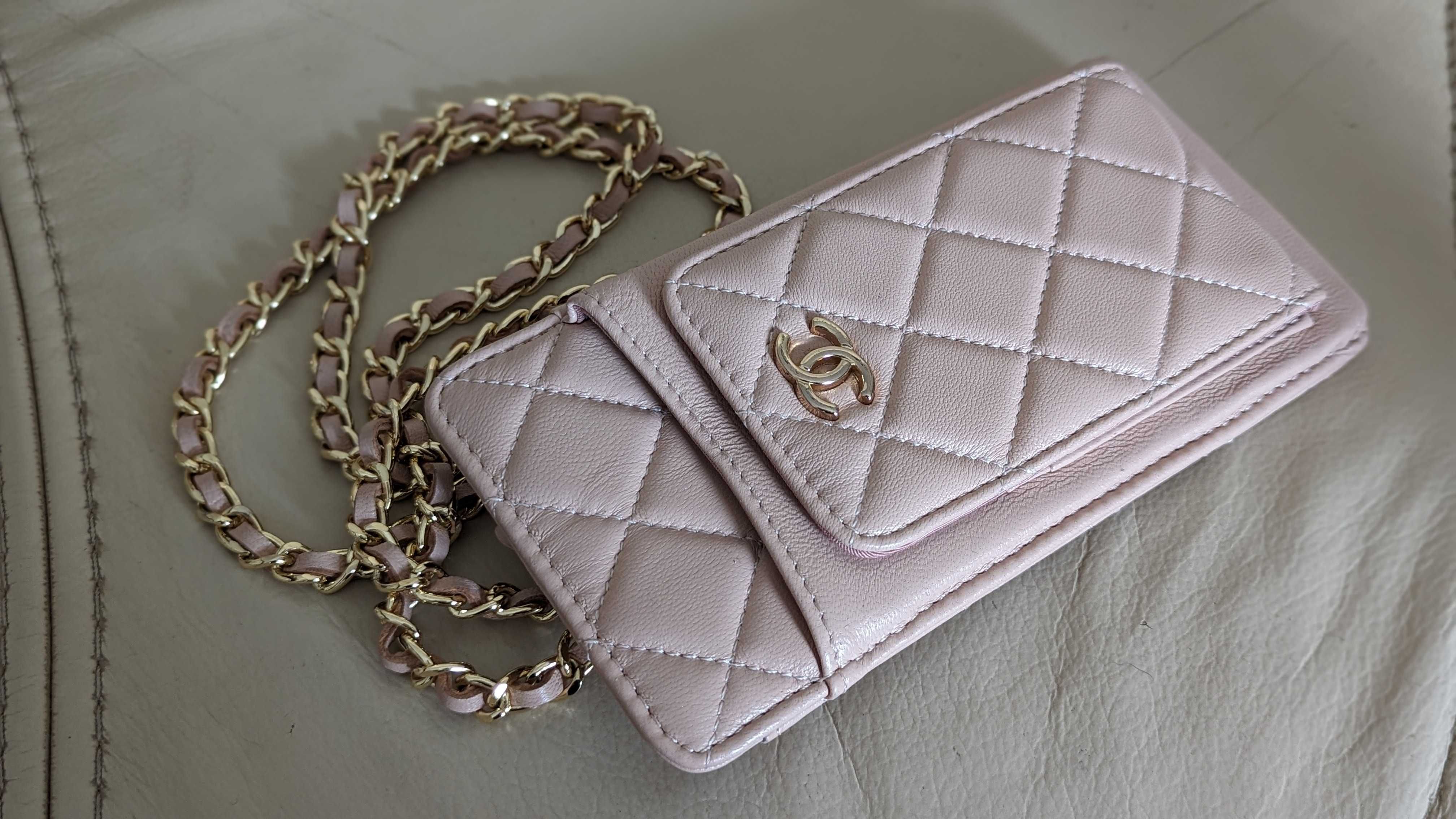 Сумка Chanel оригинал номерная сумочка гаманець шкіряний клатч кошелек