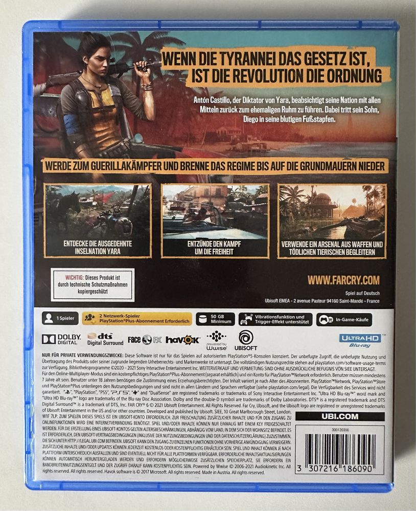 Диск Far Cry 6 PS5
