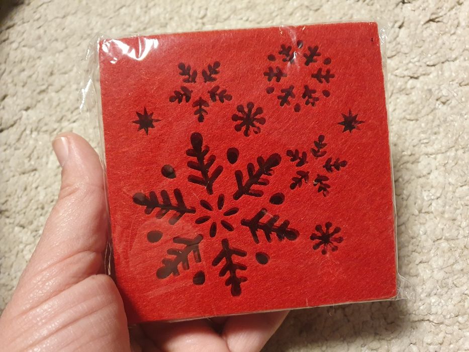 Zestaw 6 podkładek filcowych świątecznych