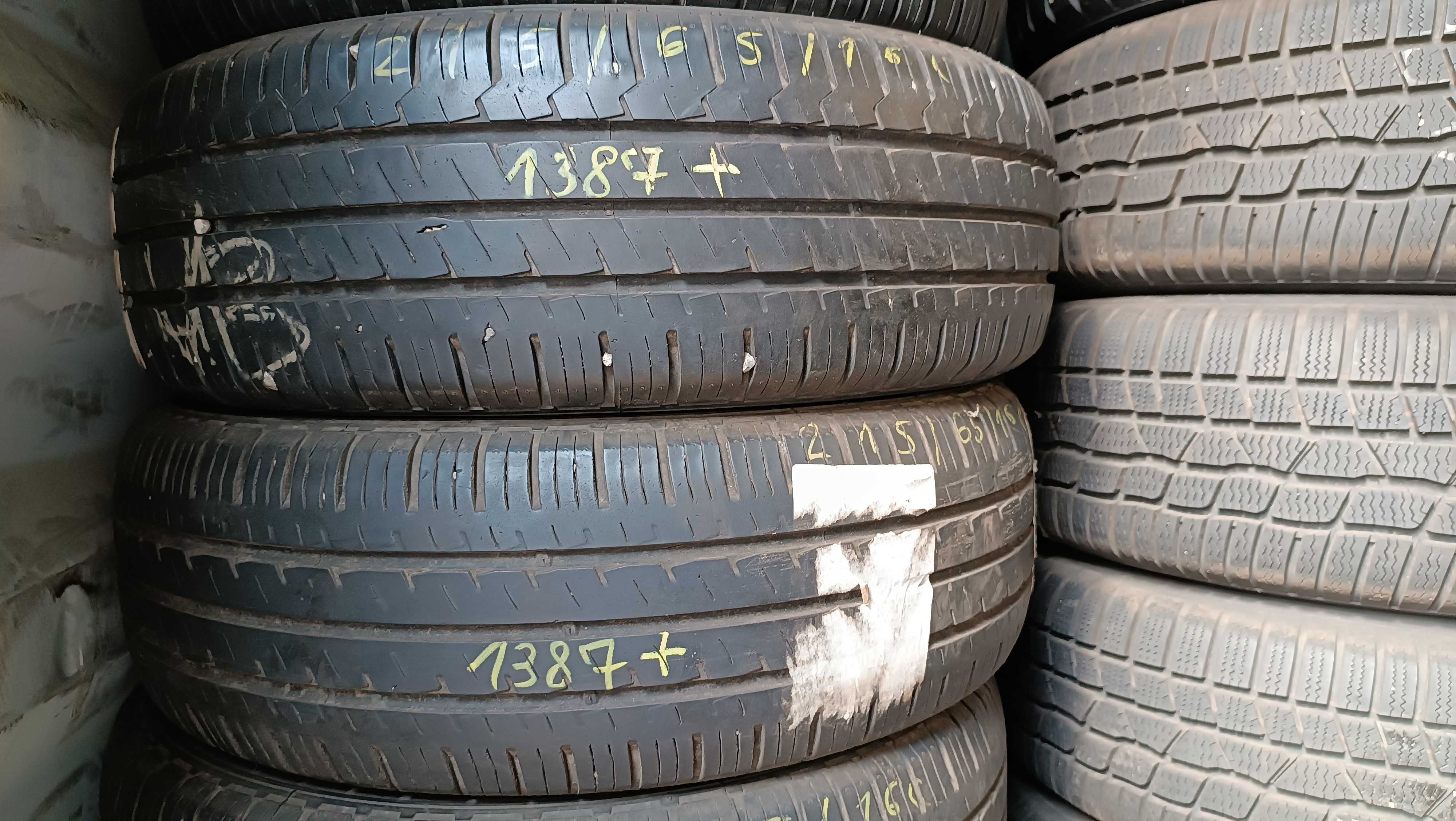 4x 215/65 R16C 109/107T Hankook Vantra LT / 1387