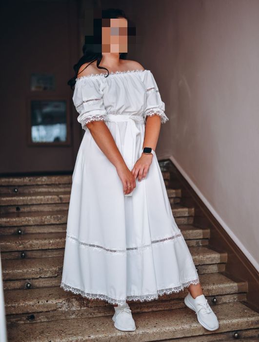 Сукня, біла сукня, святкова сукня