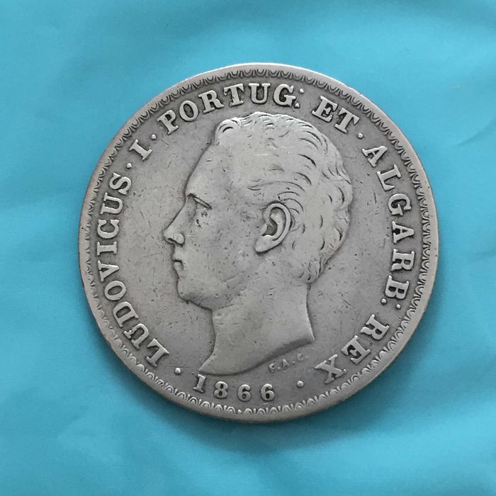 500 Réis 1866 D. Luiz I - prata