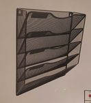 Hexagon organizer na dokumenty z 5 przegródkami