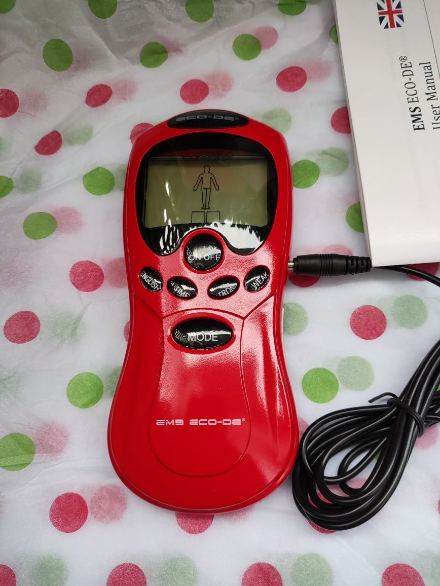 Masażer Elektrostymulator mięśni Cellulit ECO-306 EMS przenośny tens