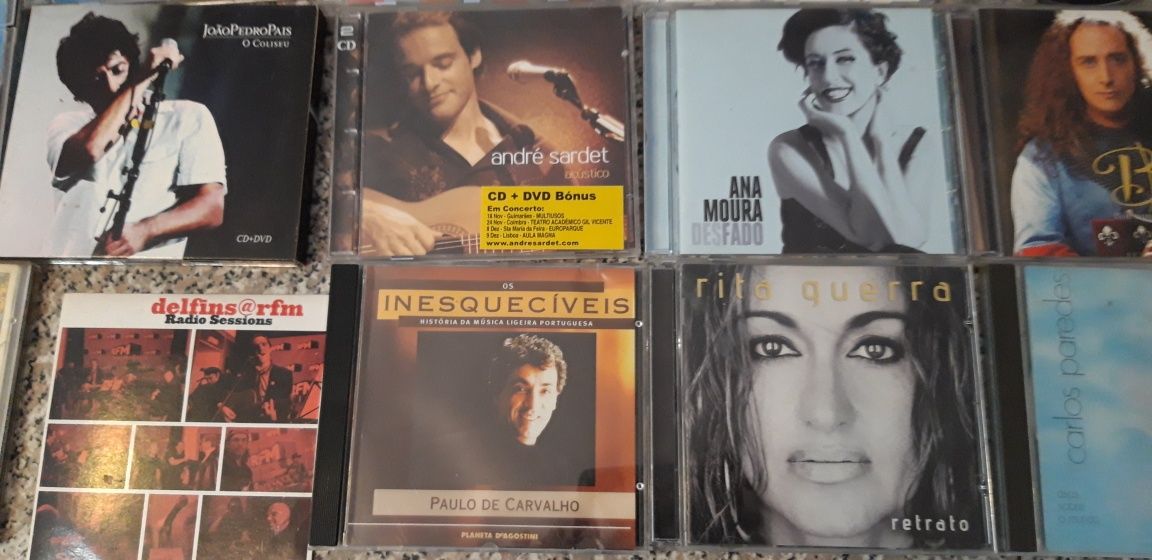 Conjunto de 25 Cds Originais Música Portuguesa